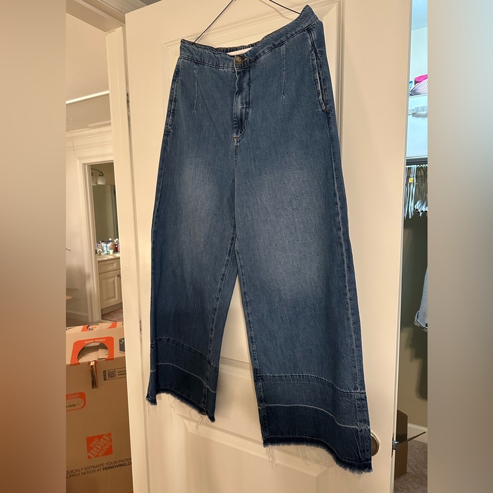 Pilcro Wide Leg Women's Denim Jeans